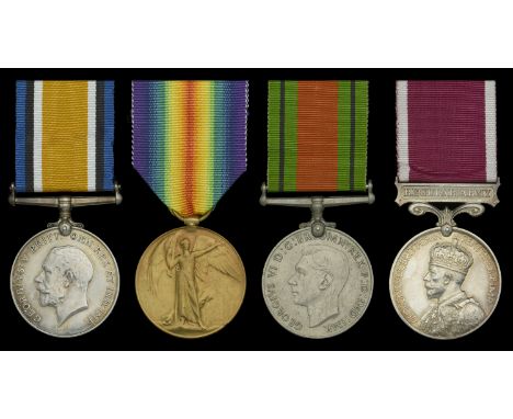 Four: Corporal W. E. F. Farmer, Machine Gun Corps and Corps of Military Police  British War and Victory Medals (145904 Pte. W