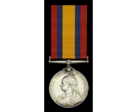 Queen’s South Africa 1899-1902, no clasp (34 Pte. R. G. Prior. Burghersdorp D.M.T.) minor edge nicks, very fine £60-£80  --- 