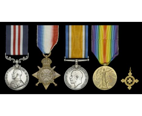 A Great War ‘Western Front’ M.M awarded to Lance-Corporal R. Thomas, Royal Welsh Fusiliers  Military Medal, G.V.R. (240915 Pt