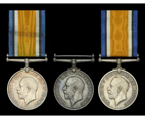British War Medal 1914-20 (3) (Major F. de C. Mc.Cracken.; L. de Salaberry. V.A.D.; 2/Lieut. G. E. Pratt. R.A.F.) very fine (
