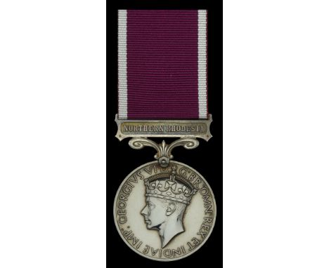 Army L.S. & G.C., G.VI.R., 1st issue, Northern Rhodesia, an unnamed specimen, extremely fine £100-£140