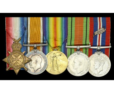 Five: Flight Sergeant R. Raynbird, Royal Flying Corps and Royal Air Force  1914 Star (219 1/A.M. R. Raynbird. R.F.C.); Britis