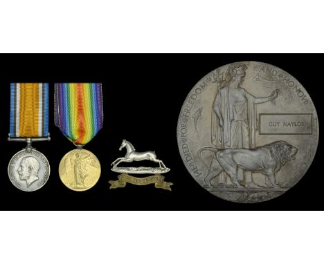 A well-documented pair awarded to Private G. Naylor, Prince of Wales’s Own (West Yorkshire Regiment), who was killed in actio