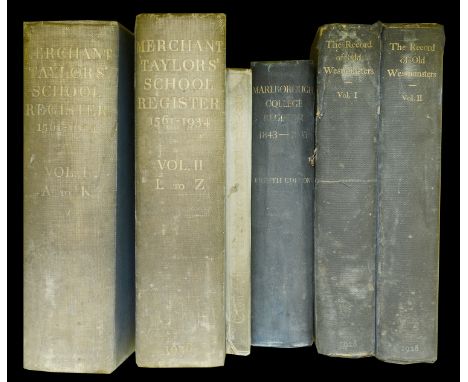 School and College Registers. Eton School Register, Part VI, 1889-99, giving biographical details of all old boys educated at
