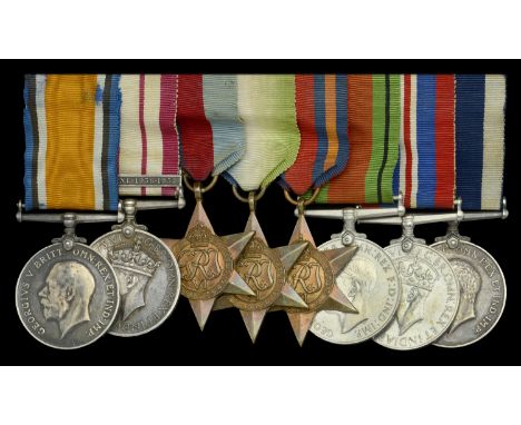 Eight: Master at Arms R. P. McArthur, Royal Navy  British War Medal 1914-20 (J. 77980 R. P. McArthur. Boy. 1 R.N.); Naval Gen