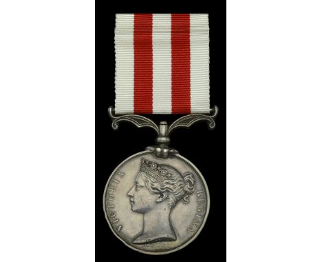 Indian Mutiny 1857-59, no clasp (4277 Drumr. T. Godfrey H.M’s. 54th. Regt.) edge bruising and contact marks to obverse field,