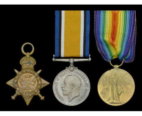 Three: Private E. Iddenden, 1st Battalion, The Buffs (East Kent Regiment), who died of wounds received in action on the Weste