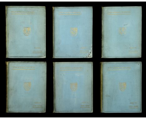 Eton School Registers 1841-99. A complete set of the six Registers covering the period 1841-99, giving biographical details o