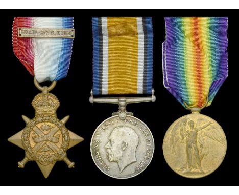 Three: Private E. Jones, 1st/2nd Battalion, Monmouthshire Regiment, later Welsh Regiment  1914 Star, with copy clasp (2154 Pt