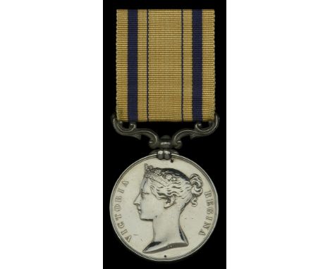 A scarce ‘Birkenhead Survivor’s’ South Africa Medal awarded to Colour Sergeant J. O’Neil, 91st Foot, who had the misfortune o