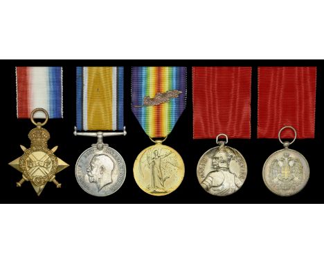 Five: Acting Bombardier S. E. Davies, Royal Marine Artillery, who was Mentioned in Despatches and decorated for services with