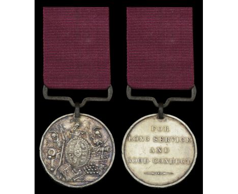 Army L.S. & G.C., W.IV.R. (John Smith, Royal Horse Guards. 1832.) fitted with original steel clip and rectangular bar suspens