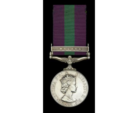 General Service 1918-62, 1 clasp, Malaya, E.II.R. (4110276 L.A.C. R. M. Jones. R.A.F.) extremely fine £50-£70