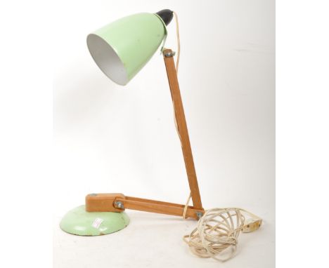 Terence Conran for Habitat - Mac Lamp No.8 - A retro 1960s adjustable Anglepoise desk / table work lamp light (Maclamp). The 