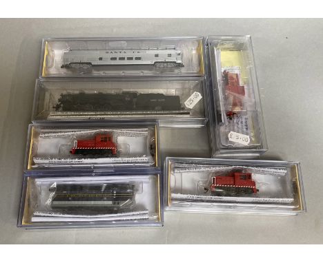 Ex-Shop Stock N gauge Bachmann / Spectrum Engines, 81852, 63751, 60091x2, 81661, and 74352. (6)