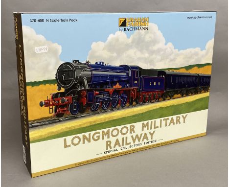 Ex-Shop Stock N gauge Longmoor Military Railway Special Collector's Edition Graham Farish by Bachmann, this set includes; a W