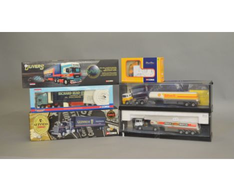 6 limited edition diecast trucks by Corgi, all are 1:50 scale and boxed from the Hauliers Of Renown range (6).