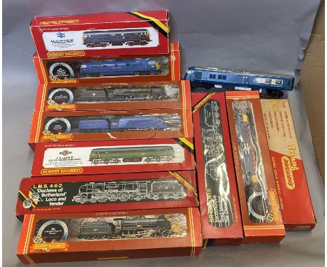 OO Gauge. 5 boxed Triang andHornby Locomotives including R.859 BR 4-6-0 Black Five Class and R.069 HST Power/Dummy Cars Pack 