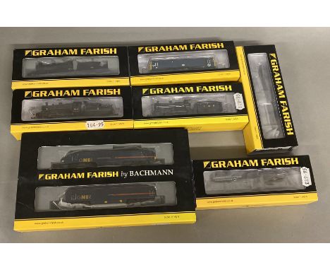 Ex-Shop Stock N gauge Graham Farish by Bachmann x7 Locomotives which includes; #371-802, #371-087 etc (7).