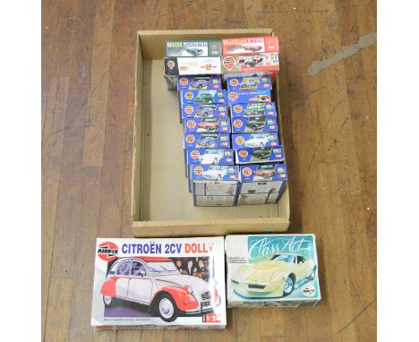 20 boxed Car related Model Kits by Airfix in mostly 1/32nd&nbsp; scale although does include&nbsp; a 1:24 scale Citroen 2cv D