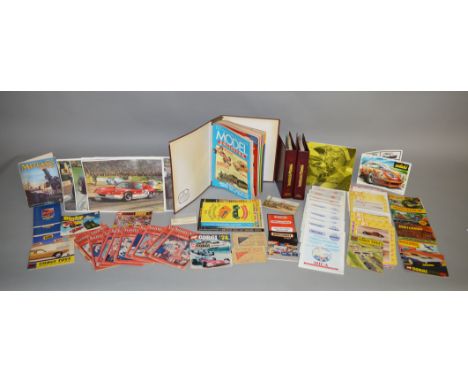 A small quantity of vintage Toy Catalogues by Dinky, Corgi, Matchbox and others together with two ring bound volumes of 'Mode