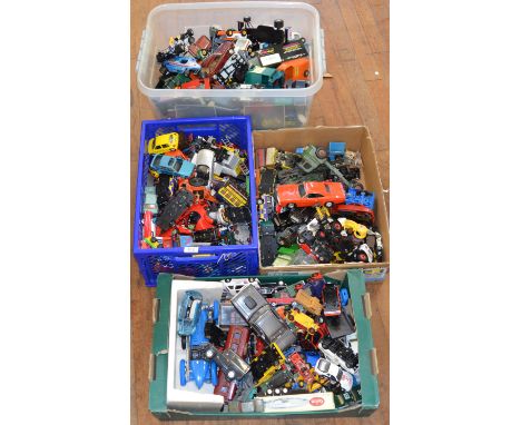 A very good quantity of unboxed playworn diecast models by Corgi, Spot-On and others, in a variety of different scales, some 