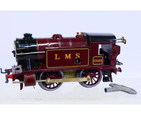 Hornby - An unboxed Hornby O gauge No.1 Special clockwork 0-4-0 steam locomotive Op.No. 15500 in LMS Maroon. The model comes 