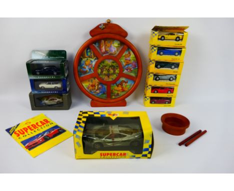 Maisto, Lledo, Take Hope, Other - 10 x boxed die-cast model vehicles and a Winnie the Pooh clock - Lot includes a Maisto McLa