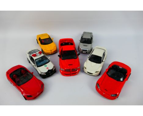 Transformers - Hasbro - Takara - Seven unboxed Transformer Autobot Alternators, including Windcharger; Prowl; Tracks; Silvers