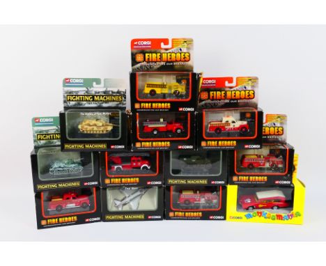 Corgi -  A boxed collection of 12 diecast vehicles from various Corgi ranges. Lot includes Corgi CC52405 The Monkeemobile; CS