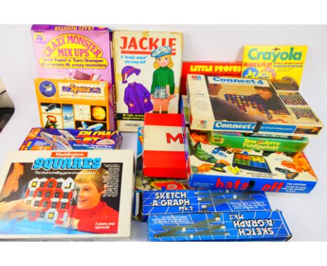 Boardgames - Reflect a sketch - Blow Jet - Crazy Monster Mix Ups. A melange of Ten Plusboxed board games and playsets appeari