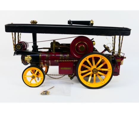 Markie Models - A Markie Models 1:10 scale gas powered live steam model of a Burrell Road Locomotive No. ARJ-4 bearing the na