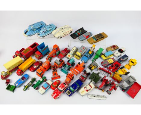 Corgi - Dinky - Matchbox - Budgie - Spot-On - A collection of play worn vehicles including Spectrum Pursuit Vehicle # 104, Ba