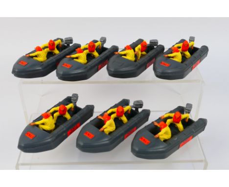 Britains - Seven unboxed Britains RNLI Rescue Craft Floating Models. The models appear to be in Excellent overall condition (