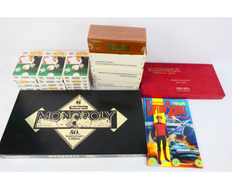 Waddingtons - MB Games - Unsold Shop Stock - A collection of vintage games, 3 x unopened Waddingtons Club Domino sets, 18 x b