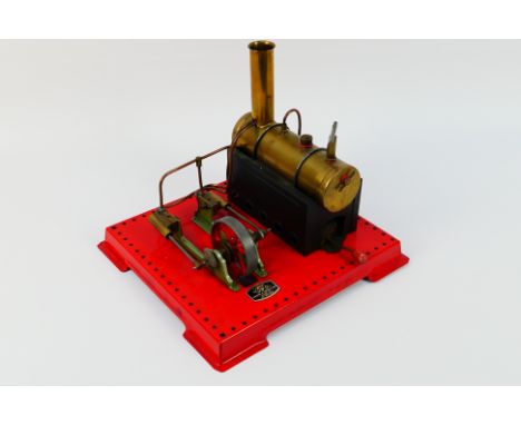 Mamod - Griffin & George - An unboxed Griffin & George Static Steam Engine. The model is labelled Griffin & George - the comp
