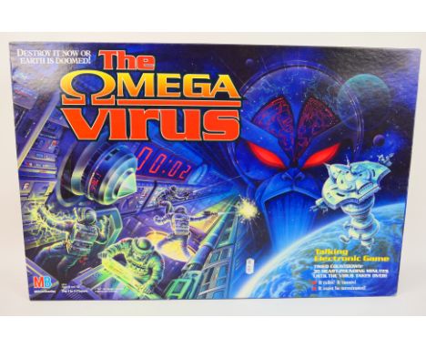 MB Games - A boxed MB Games 'Omega Virus - Talking Electronic game'. The collectable board game comes with instructions, plas