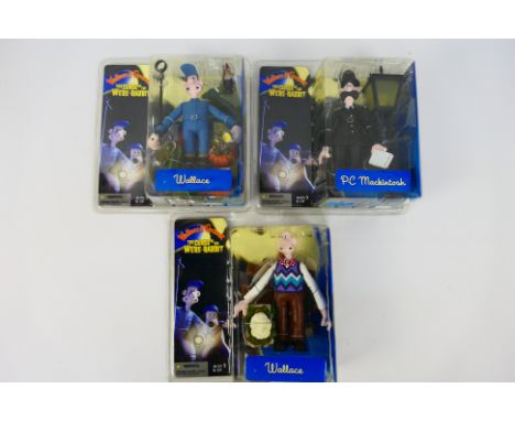 McFarlane - Three carded action McFarlane Wallace & Gromit 'The Curse of the Were-Rabbit' action figures. Lot consists of #65