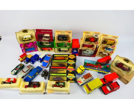 Matchbox - Corgi - Lledo - Britains - A collection of boxed and loose models including James Bond Aston Martin DB5 # C271, BM