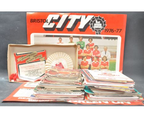 A collection of 1960's Bristol City football programmes to include programmes detailing matches versus teams such as Newport 