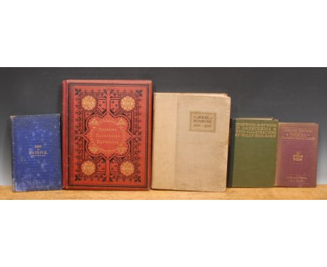 Derbyshire, various – Robinson (Joseph Barlow), Derbyshire Gatherings: A Fund of Delight, London, J. R. Smith, 1866, large 4t