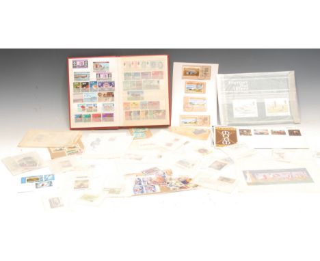 Stamps - Channel Island box, Jersey and Guernsey early material, UMM in packets and album, including 1940 army sets, includin