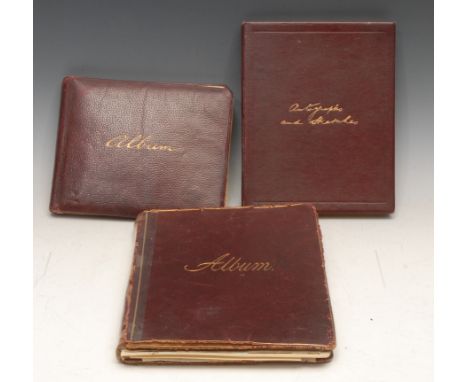 Commonplacing - an early 20th century sketch and note book, various entries, a pen and ink drawing of a World War I soldier, 