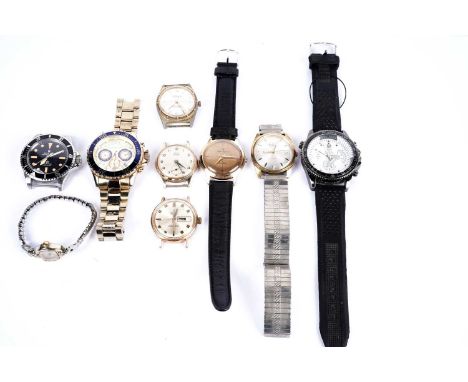 A selection of watches, to include: Smith's Astral manual wind watch; Bentima automatic wristwatch; Smiths Imperial manual wi