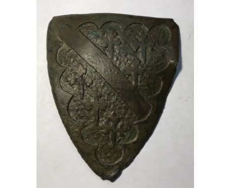This is an exciting opportunity to own an artefact from a powerful and prominent English noble family. A large medieval coppe