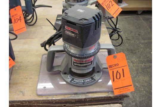 Porter Cable Speedmatic router, M/N 75192, S/N 029993, with Production 