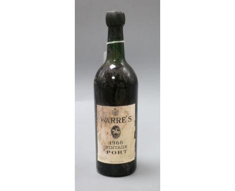 A bottle of 1966 Warres vintage port