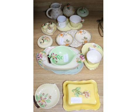 A collection of Carltonware and Winton ceramics