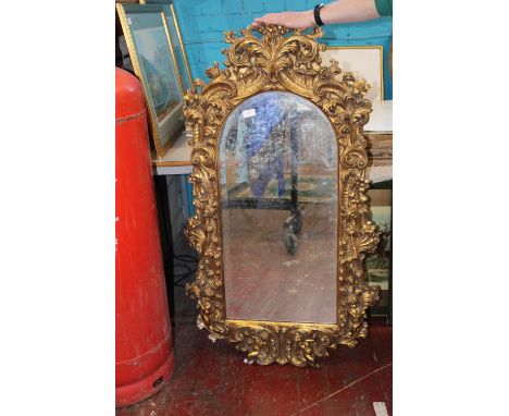 A nice large vintage gilt framed bevelled edge mirror117cm x66cm.Collection only 