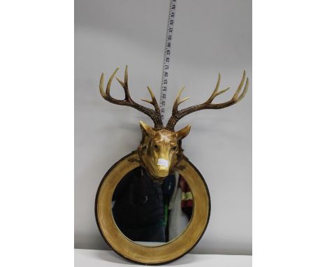 A vintage Stag themed wall mirror collection only 